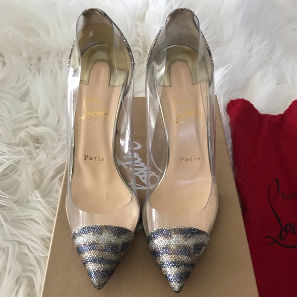 Christian Louboutin Shoes - Christian Louboutin  Debout Sirene PVC Heels 100